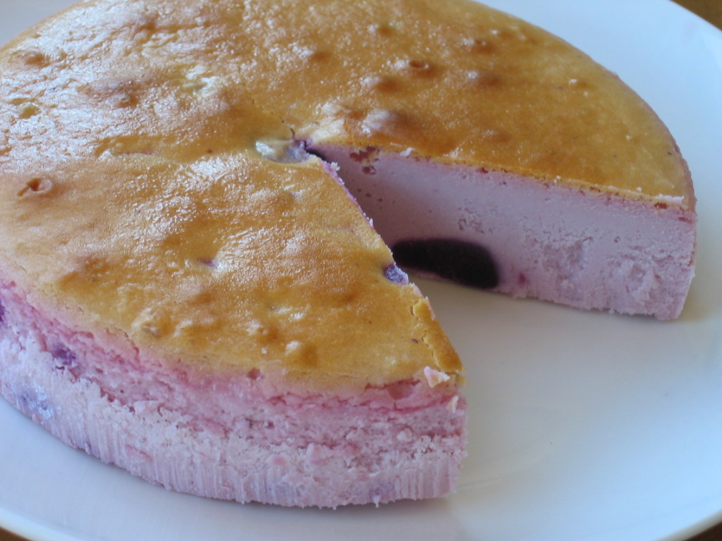 紫イモのチーズケーキ5号 15cm 季節限定 チロルのチーズケーキ スプーンで食べるチーズケーキ ふわっと超濃厚クリームチーズケーキ通販サイト